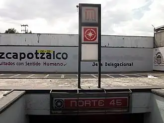 Entrée a la station.