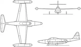 vue en plan de l’avion