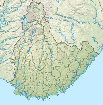 Voir sur la carte topographique d'Agder