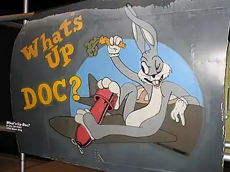 Bugs Bunny sur un B-52.