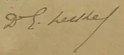 signature d'Édouard Marie Heckel