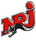 Ancien logo de NRJ de 2004 au 29 février 2008.
