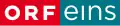 Ancien logo de ORF eins du 8 janvier 2011 au 26 avril 2019