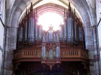 Orgue de l’église Saints-Pierre-et-Paul d’Obernai.