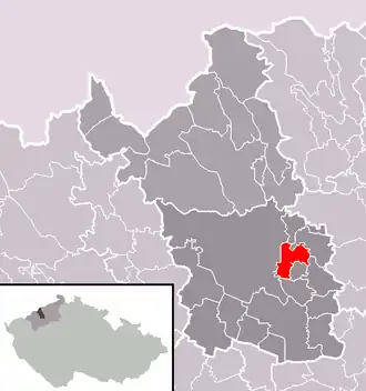 Localisation de Obrnice