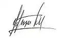 Signature de Octavio Lepage Barreto