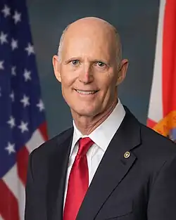 Rick Scott (R), sénateur depuis 2019.