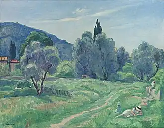 Oliviers dans l'après-midi à Cannes (1916), The Atheneum[réf.&nbsp;incomplète]