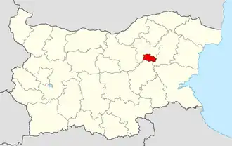 Localisation de Omourtag