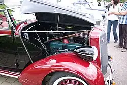 Moteur de la Super 6 cabriolet