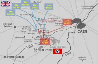 Photo Carte présentant les principales actions du 26 juin