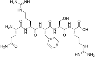 Structure chimique de l'opiorphin.