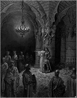 Bradamante et la devineresse Mélissa, Gustave Doré, 1878.