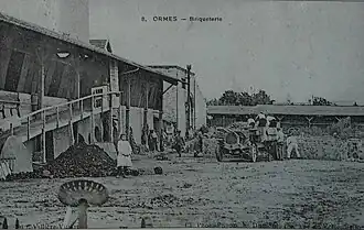 une briqueterie avant la Grande Guerre.