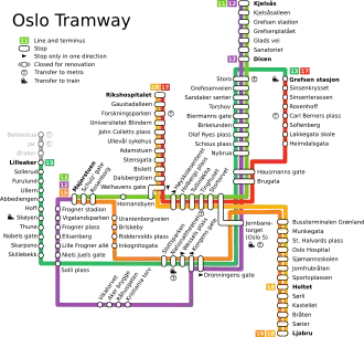 Image illustrative de l’article Tramway d'Oslo