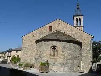 L'abside de l'église.