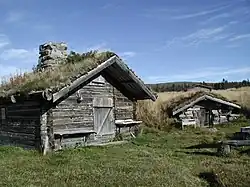 Cabane d'été traditionnelle du Jämtland.