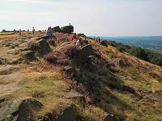Vue à proximité du sommet du Chevin.