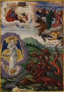 Illustration de la Bible d'Ottheinrich, Matthias Gerung, XVIe&nbsp;siècle.