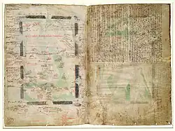 Une carte détaillée de la Palestine du 13e siècle