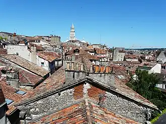 Les toits de la ville vus depuis la tour.