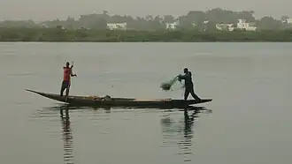Pêcheurs sur le Niger.
