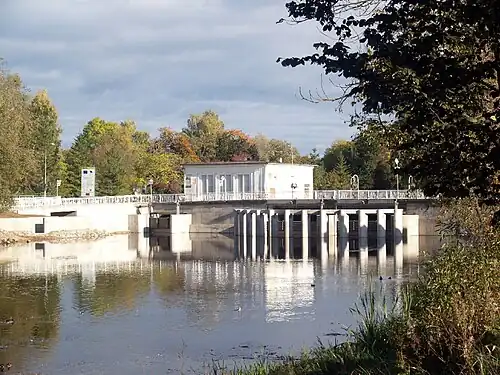 Le grand pont de la La Põltsamaa.