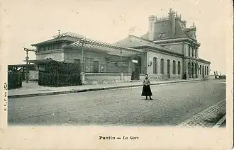 La gare de Pantin, au début du XXe&nbsp;siècle