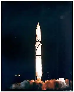 PGM-11 Redstone équipé du A-7, 21 juillet 1959.