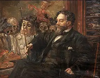 Henry de Groux, Portrait de James Ensor.