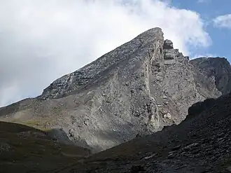 Le Pain de Sucre vu depuis le col Agnel.