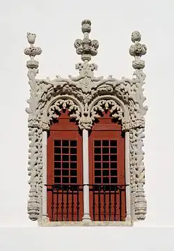 Fenêtre du palais royal de Sintra.