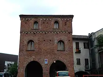 Palais de la Credenza à Ivrée, Piémont, XIVe siècle