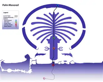 Image illustrative de l’article Monorail de Palm Jumeirah
