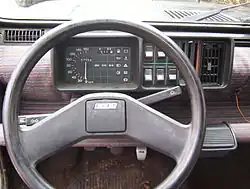 Tableau de bord de la Panda 45