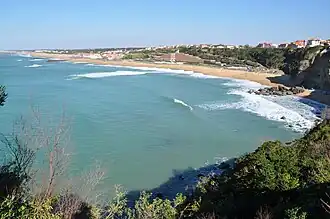 Photographie des plages d’Anglet.