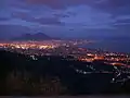 Vue de Naples depuis le versant sud-est de la colline de Camaldoli.