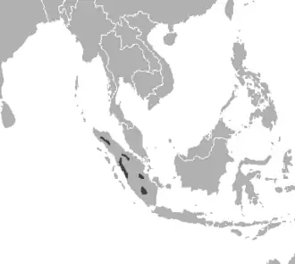 Description de l'image Panthera tigris sumatrae distribution map 2.png.