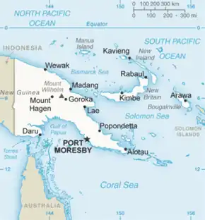 Description de l'image Papua New Guinea map.png.