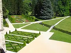 Parc paysager du château de Vizille.