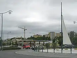 Le centre-ville de Pargas.