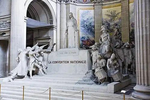 La Convention nationale, de François-Léon Sicard, 1920, pierre.