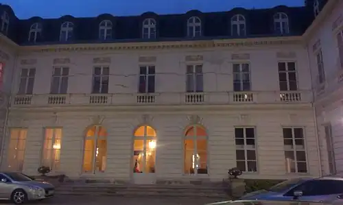 Vue de l'hôtel de Cassini (côte cour).