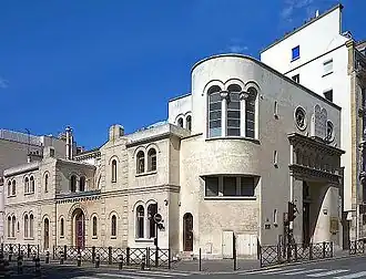 La synagogue de Neuilly.
