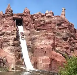 Les bûches Rio Bravo à Parque Warner Madrid.