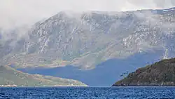 Vue de la passe de Darwin.