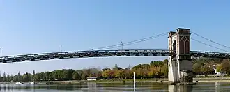 Vue de la passerelle.