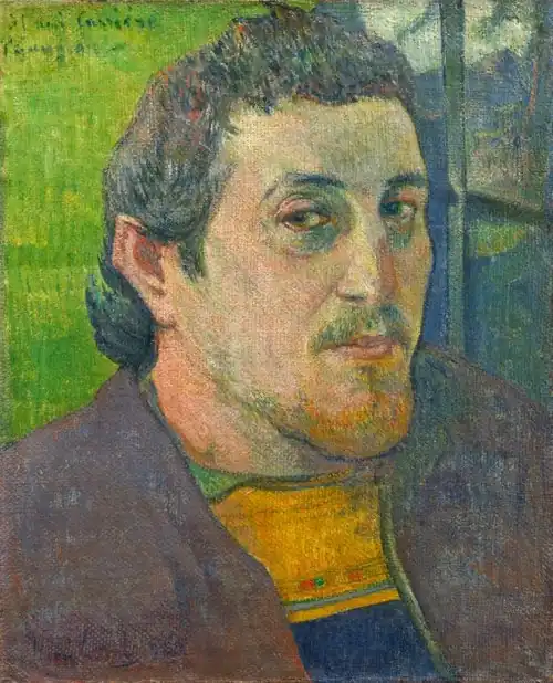 Autoportrait dédié à Carrière (1888 ou 1889)