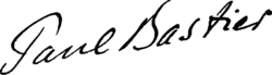 signature de Paul Bastier