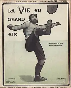 Le 31 décembre 1903 (no 277), Paul Dedeyn du Racing Club de France (avec détourage).